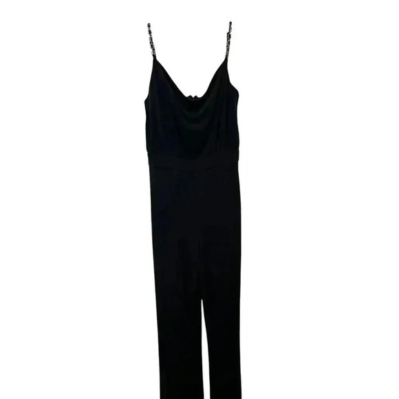 NEW Jason Wu Black Cowl Neck Adjustable Strap Jumpsuit Women’s Size Small‎ $325 - Picture 2 of 11